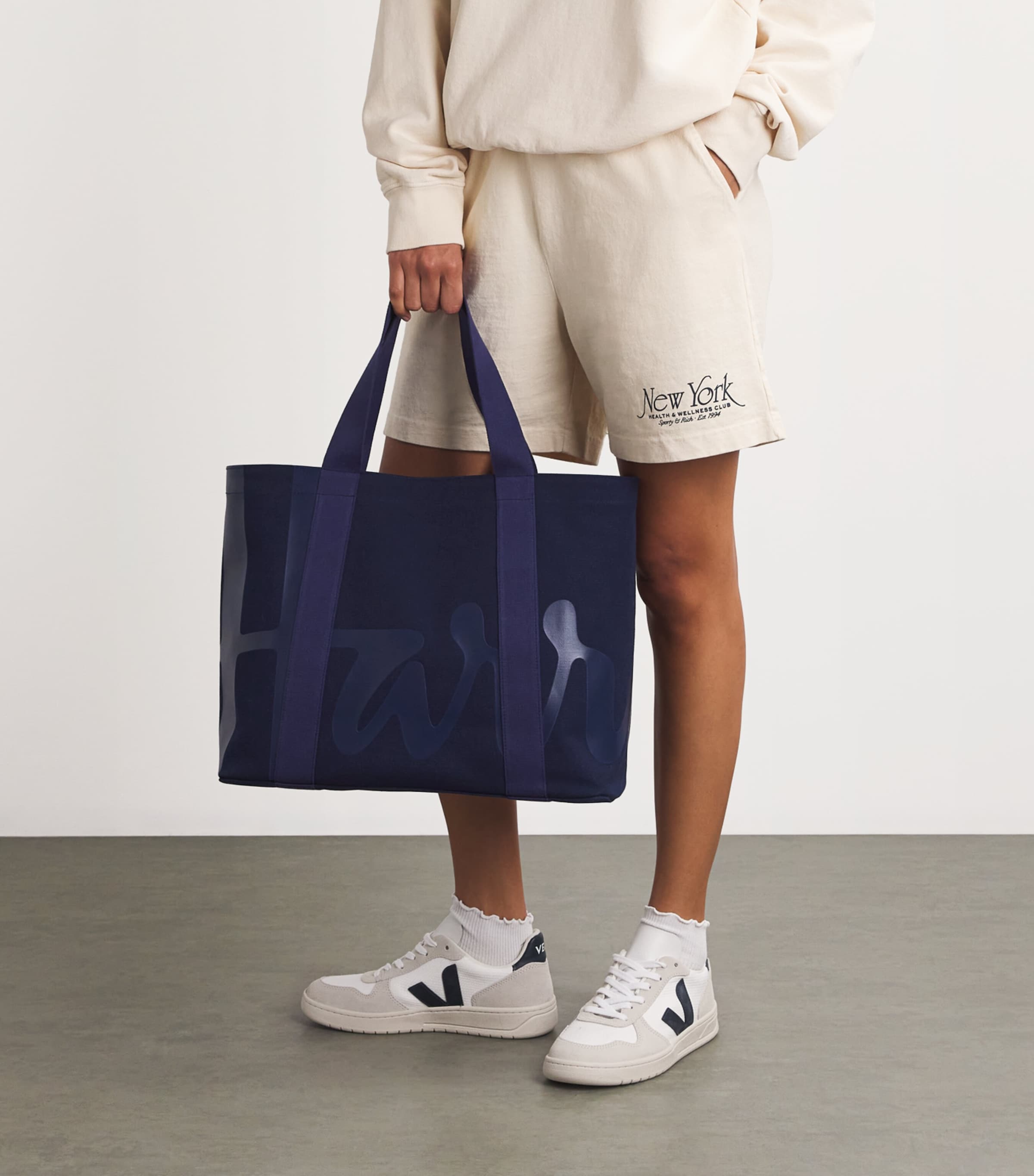 Harrods Medium Cotton Logo Tote Bag