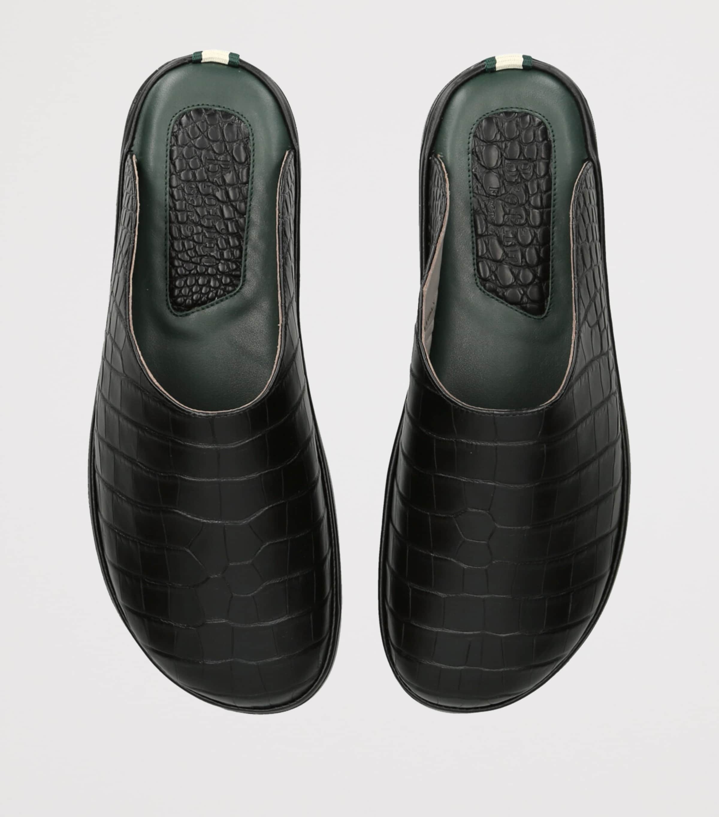 Brotini alligator leather mules - British product