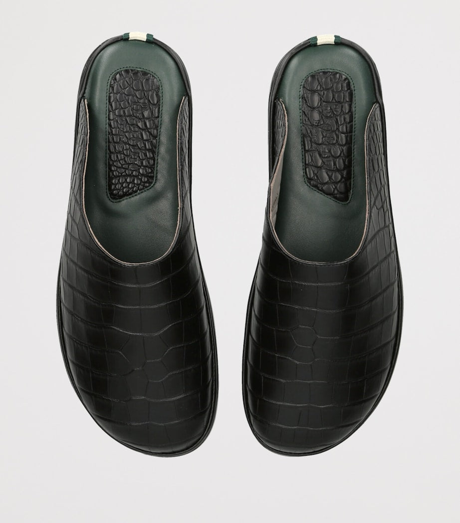 Brotini alligator leather mules - British product