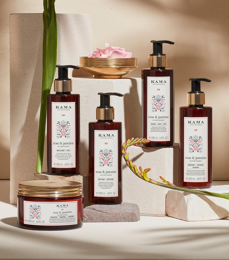 Kama Ayurveda rose and jasmine body lotion 200ml, UK version