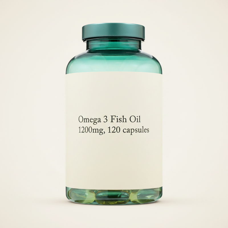 Holland Barrett Omega 3 Fish Oil + D3 120 Capsules, UK version