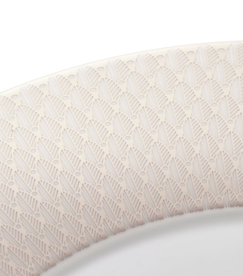 Christofle Malmaison Platinum Impériale porcelain underplate 31cm - British product