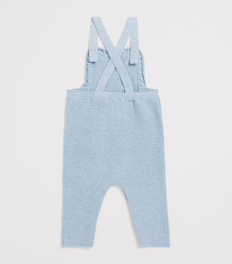 Tartine et Chocolat cotton knitted baby dungarees 0-24 months (British brand)