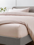 Blush Pink Egyptian Cotton Deep Fitted Bed Sheet - British product