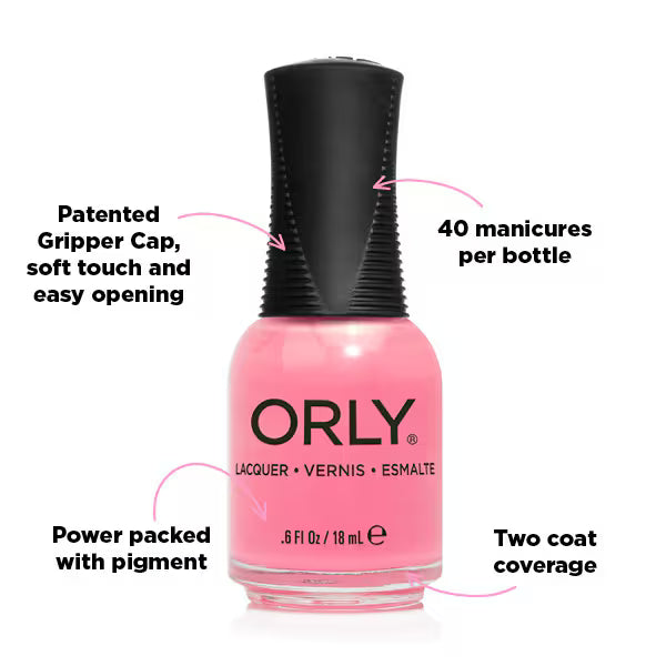 Orly Bubblegum Pop nail polish 18ml, UK version