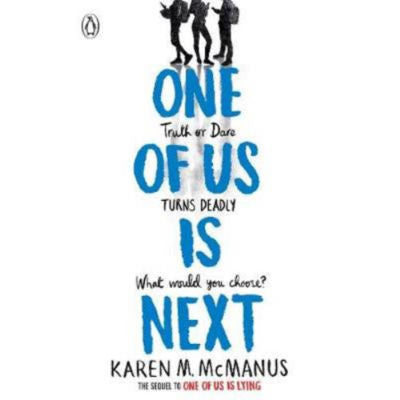 One Of Us Is Next paperback novel by Karen McManus, imported from the UK