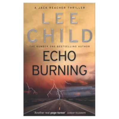 Echo Burning by Lee Child paperback book, imported from the UK