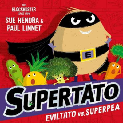 Supertato Eviltato vs Superpea children's picture book (British brand)