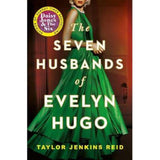 Paperback novel The Seven Husbands of Evelyn Hugo, imported from the UK