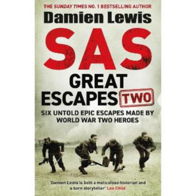Damien Lewis SAS Great Escapes Two Hardback book (British brand)