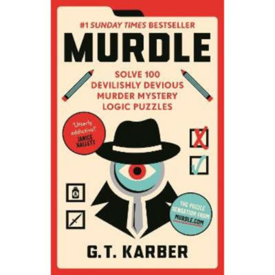 Murdle paperback logic puzzle book, imported from the UK