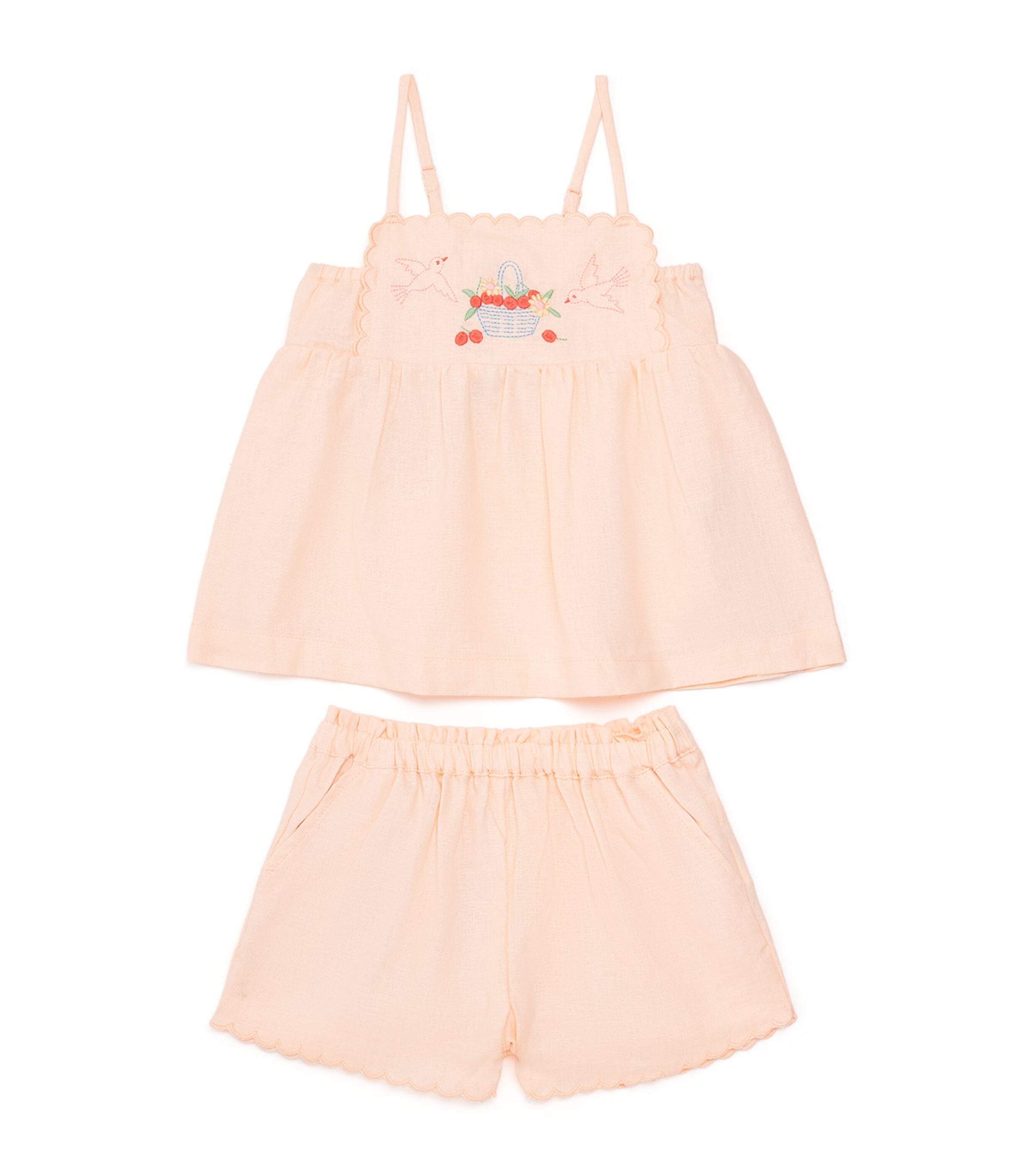 Gingersnaps Linen-Blend Hinata Dress and Shorts Set (6-36 Months)