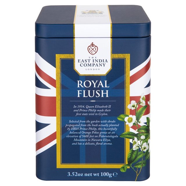 The East India Company Royal Flush Black Loose Leaf Tea Caddy   100g GOODS M&S   