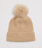 Moncler children's virgin wool pom-pom beanie, imported from the UK