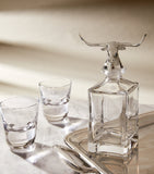 Deakin & Francis crystal longhorn bull decanter 650ml - British product