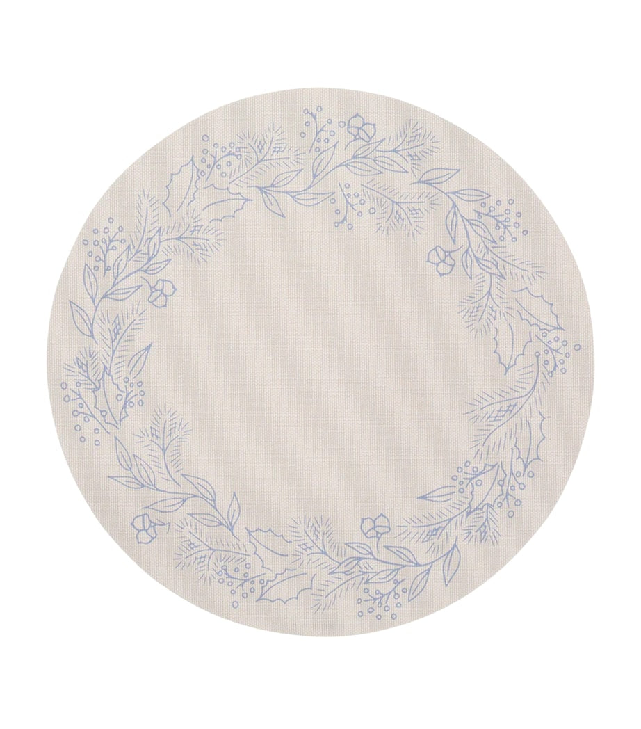 Chilewich x Martha Stewart wreath placemat 38cm - British product