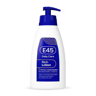 E45 Rich 24hr Lotion Body Moisturiser 400ml