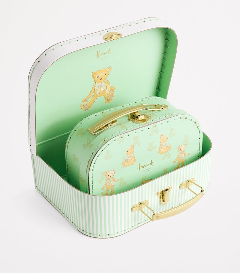 Harrods set of two carry cases with clasp fastenings, UK version