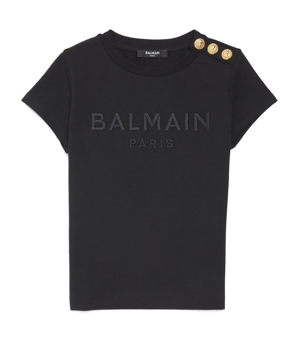 Balmain Kids Button-Detail T-Shirt 4-14 Years - British product