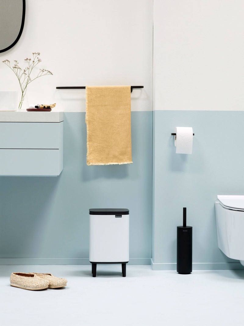 Brabantia White Bo Hi 7L waste bin - British product