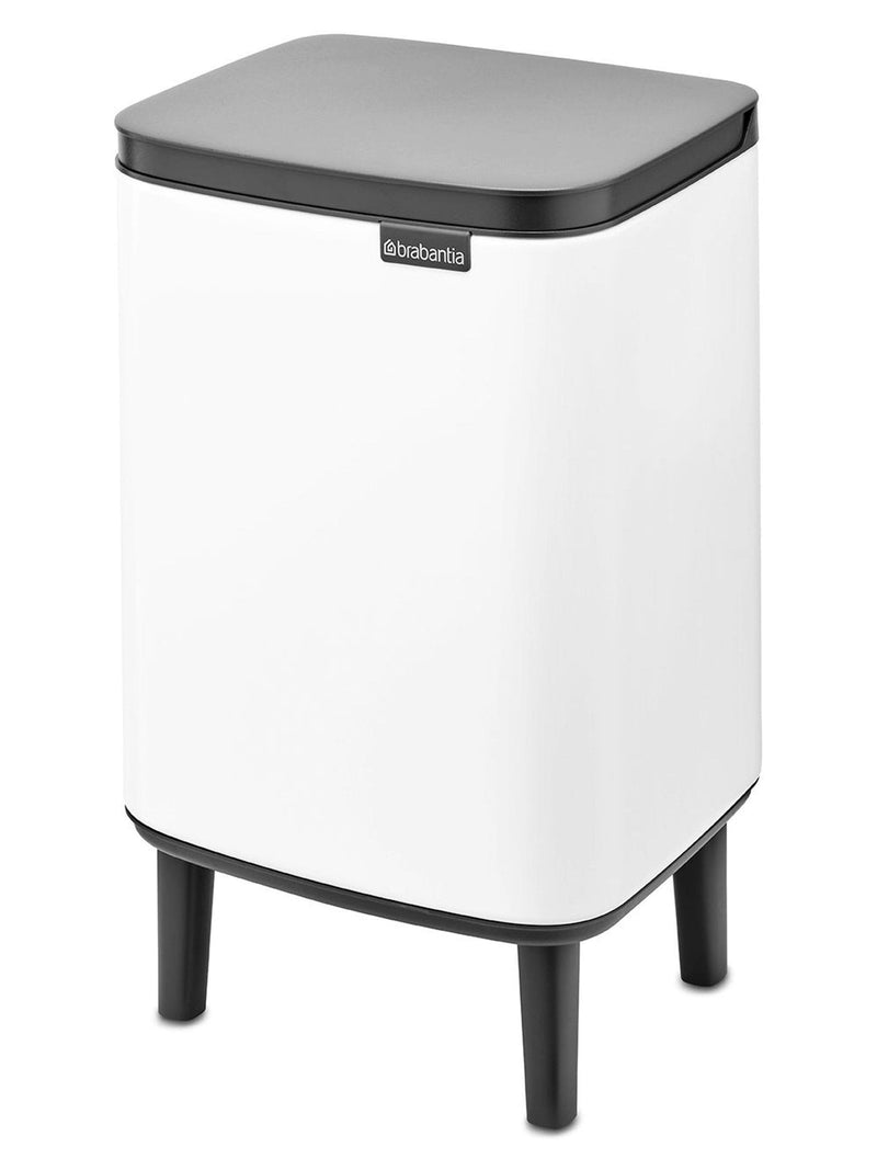 Brabantia White Bo Hi 7L waste bin - British product
