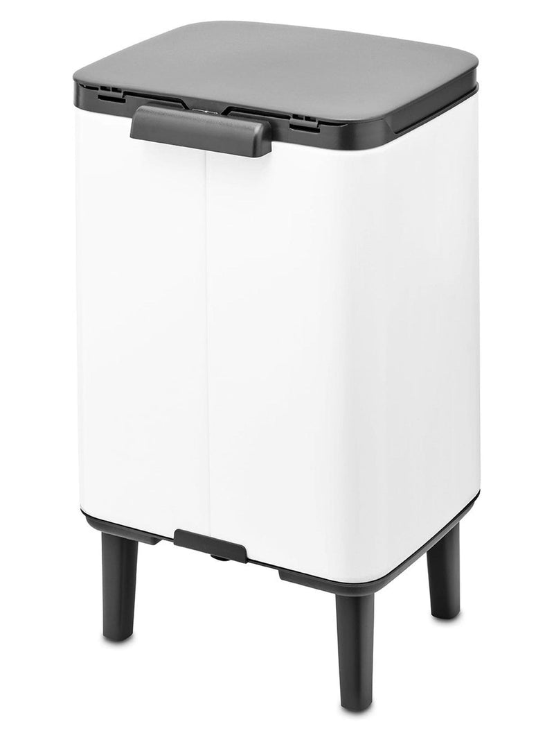 Brabantia White Bo Hi 7L waste bin - British product