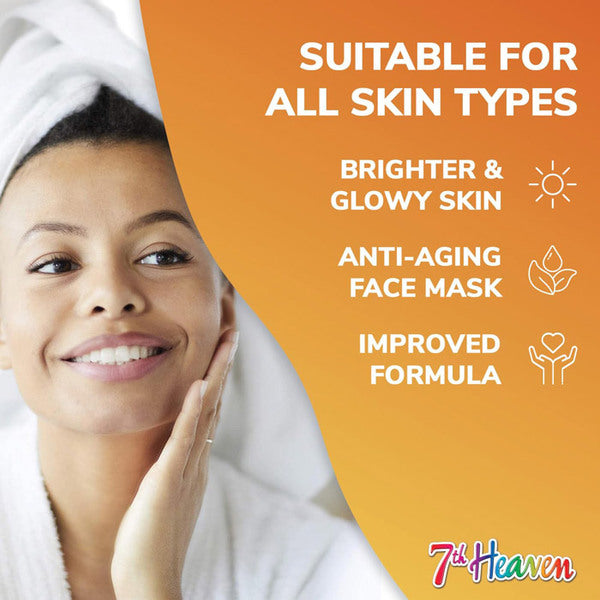 7th Heaven peel off face mask 6-pack, imported from the UK