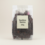 Holland & Barrett seedless raisins 500g (British brand)