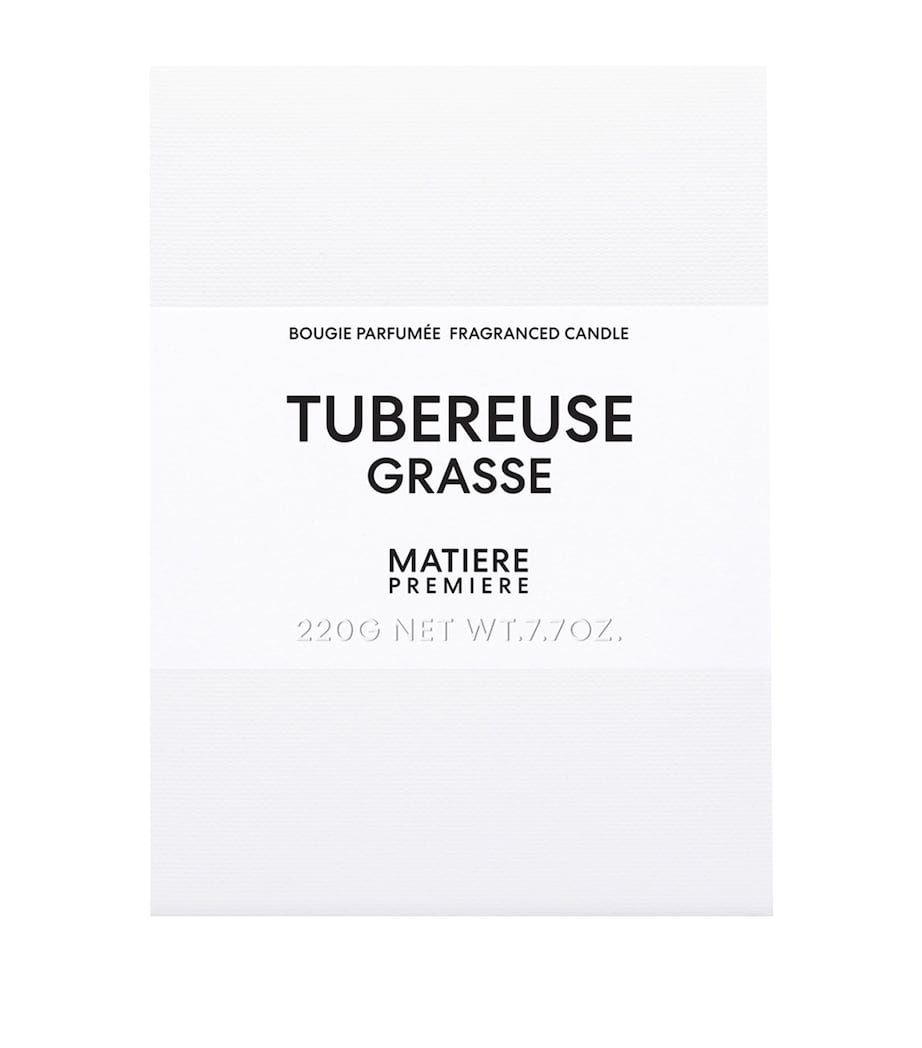 Matiere Premiere Tubereuse Grasse scented candle 220g, imported from the UK