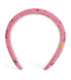 Konges Sløjd cotton headband with multicoloured beads, UK version