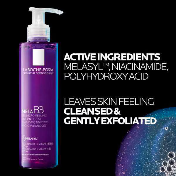 La Roche-Posay Mela B3 gel cleanser 40ml, UK version