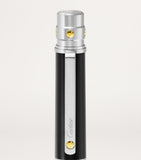 Cartier Santos de Cartier ballpoint pen with black composite and palladium accents, 14cm height - British product