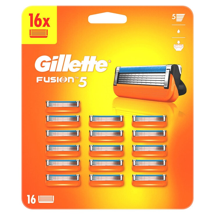 Gillette Fusion 5 Razor Blades 16 Pack