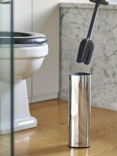 Joseph Joseph Flex 360 Luxe Toilet Brush Stainless Steel