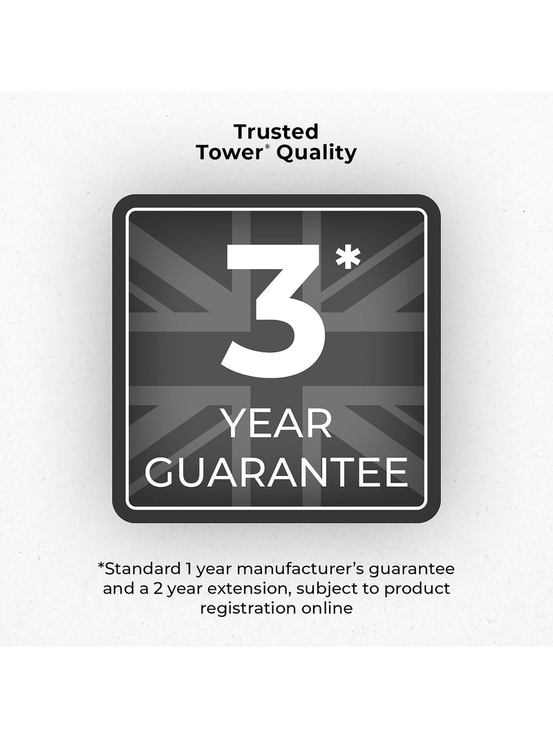 Tower Grey Solitaire 1.5L kettle (British brand)