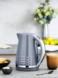 Tower Grey Solitaire 1.5L kettle (British brand)