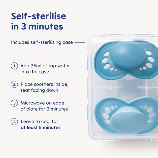 MAM Original Night soother 6-18m 2pk, imported from the UK