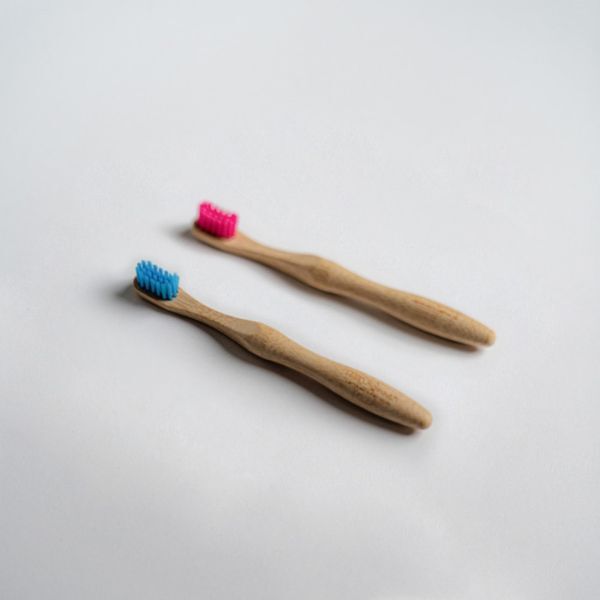 MyMouth Bamboo Toothbrush Blue, imported from the UK