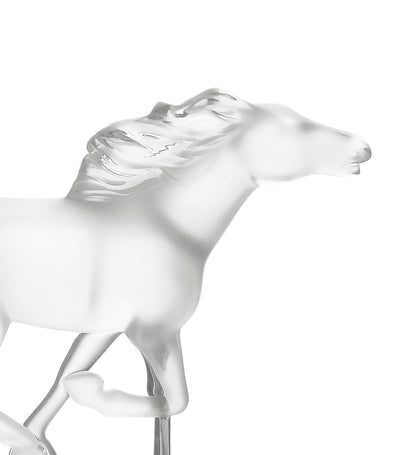 Lalique Crystal Kazak Horse Sculpture 11cm