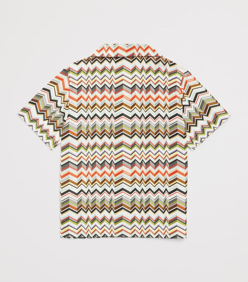 Missoni Kids cotton zigzag print shirt 4-14 years, imported from the UK