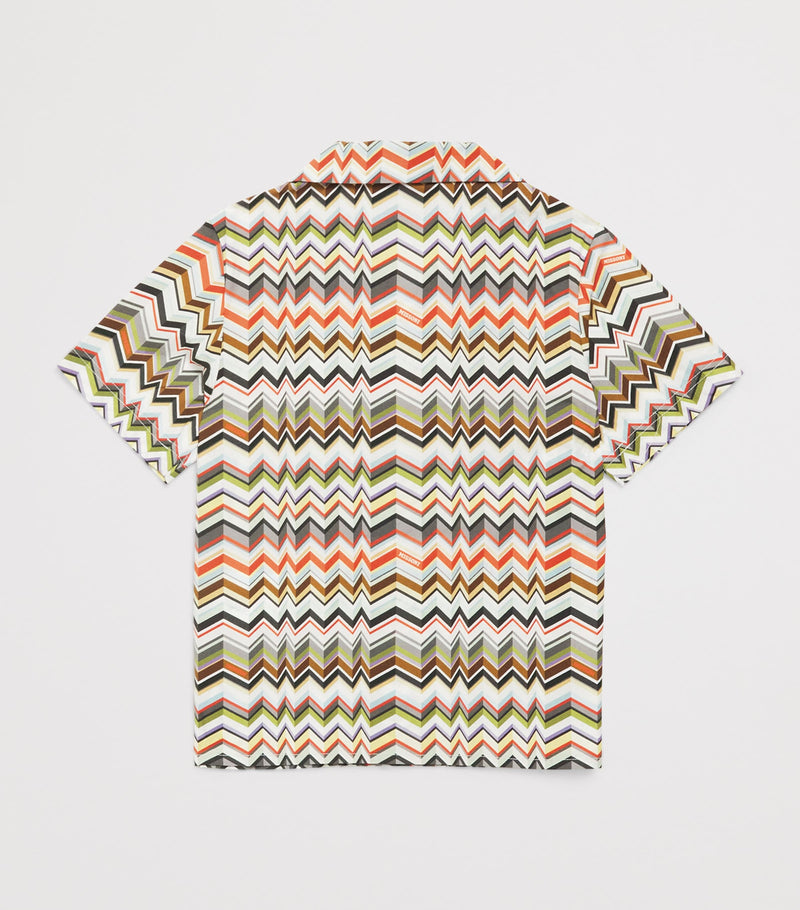Missoni Kids cotton zigzag print shirt 4-14 years, imported from the UK