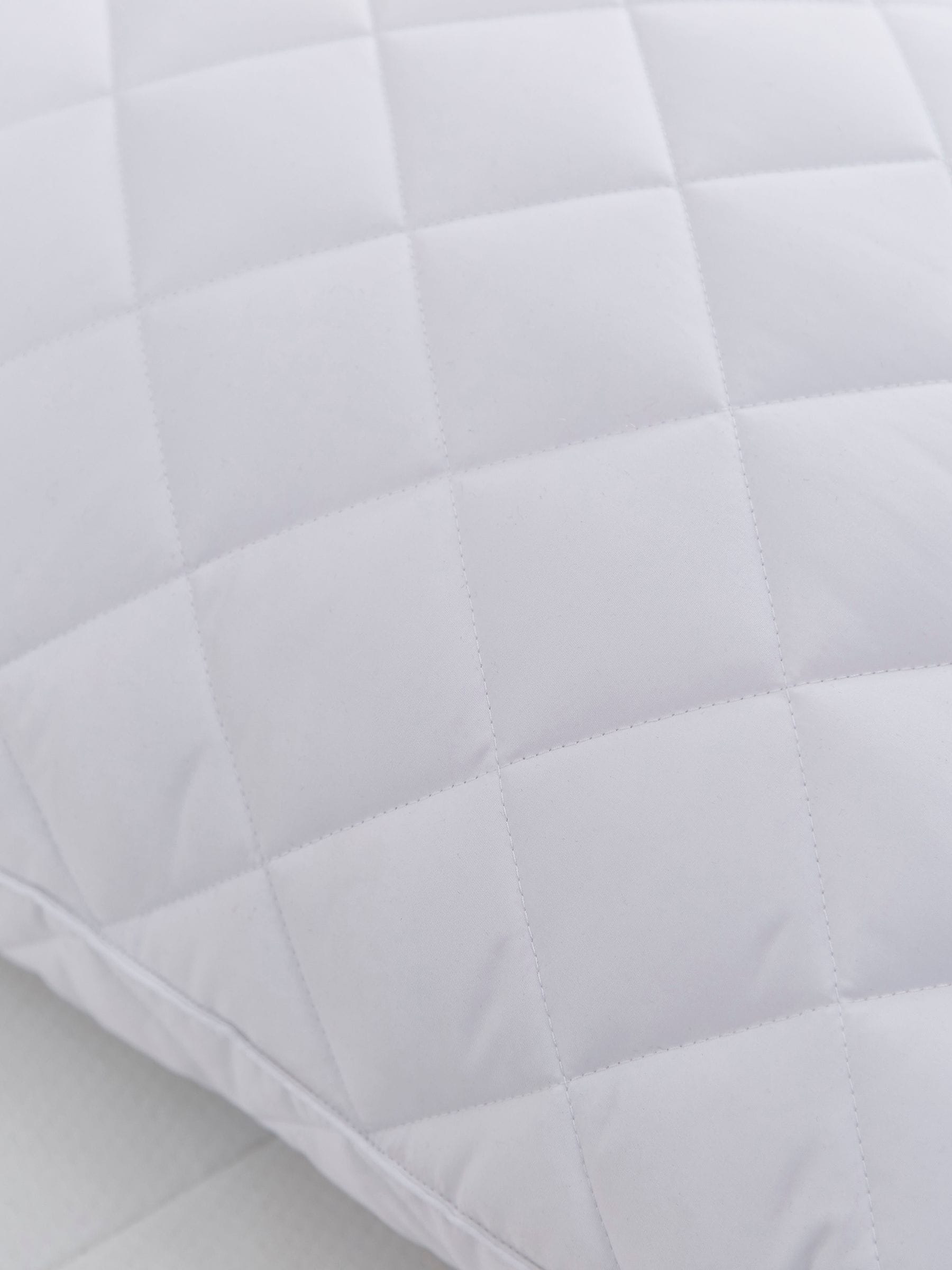 Silentnight quilted duck down pillow (British brand)