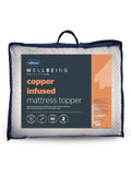 Silentnight White Wellbeing Copper mattress topper (British brand)