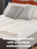 Silentnight White Wellbeing Copper mattress topper (British brand)