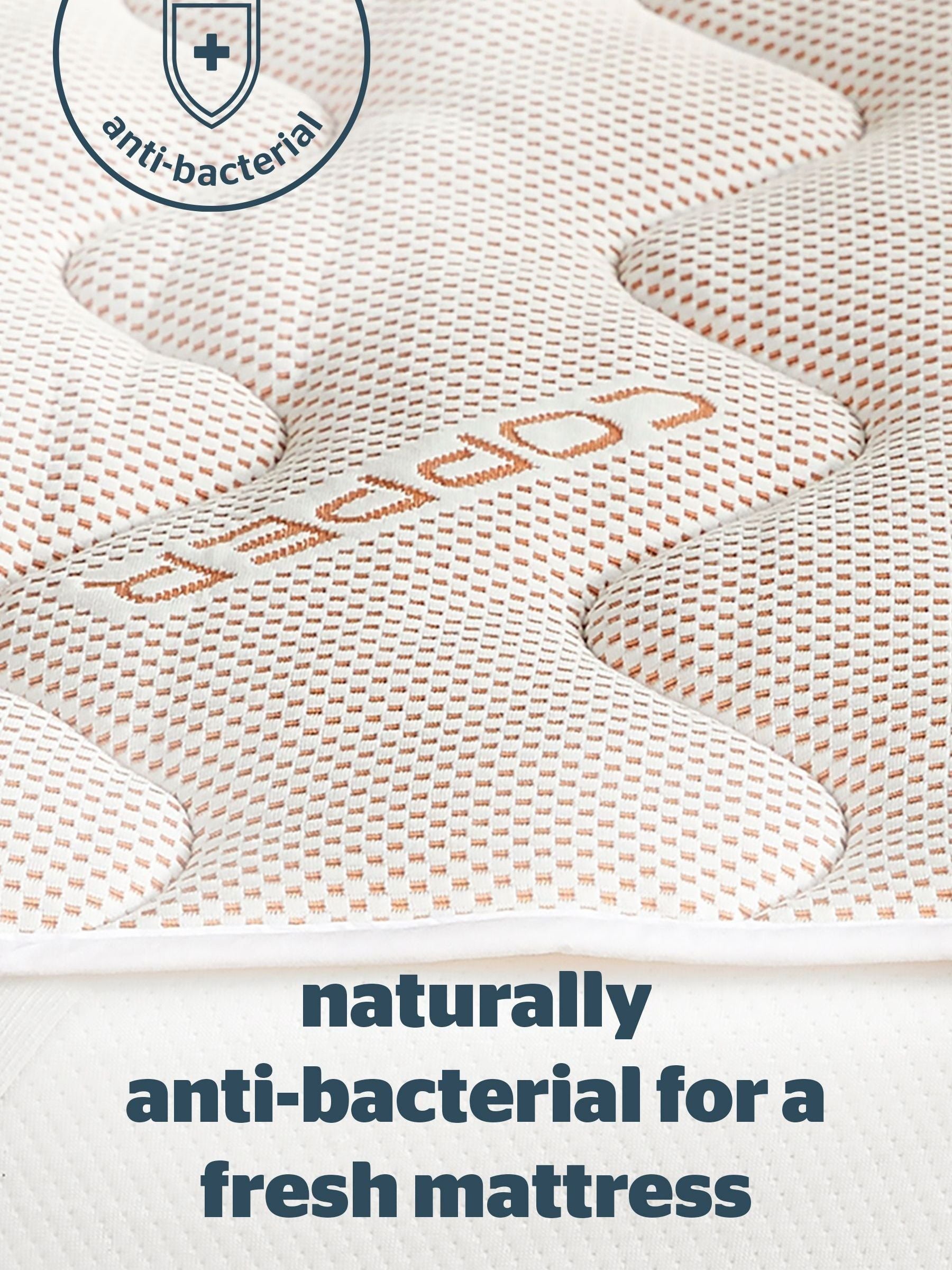 Silentnight White Wellbeing Copper mattress topper (British brand)