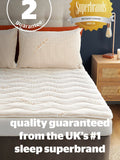 Silentnight White Wellbeing Copper mattress topper (British brand)
