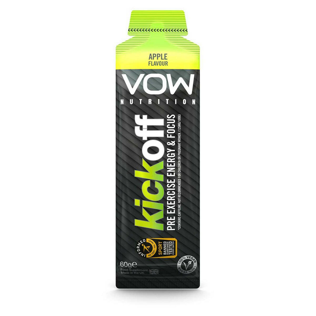 VOW Nutrition Kick Off Energy Gel Apple 60g GOODS Boots   
