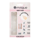 Invogue DIY almond false nails pack of 120, UK version