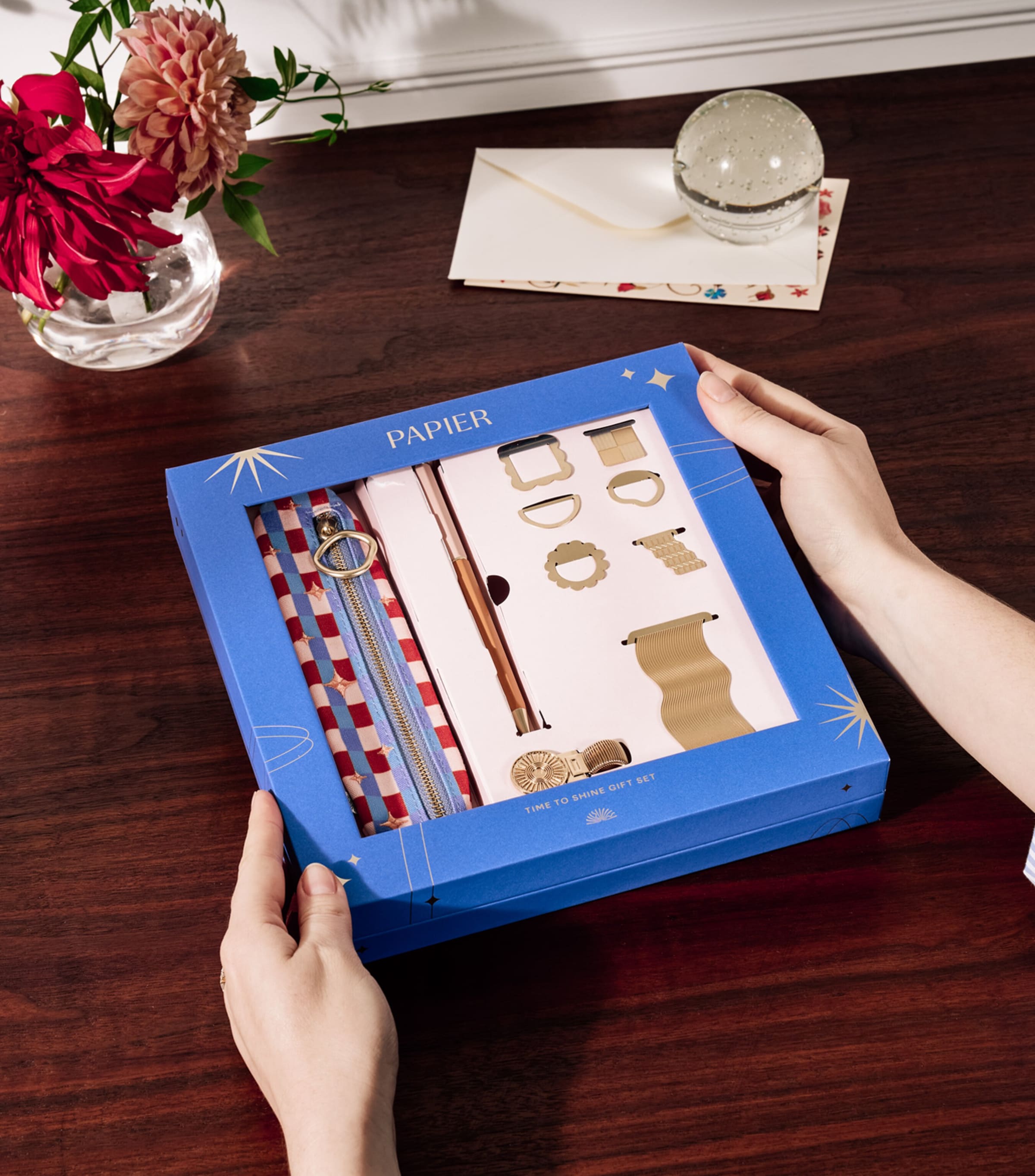 Papier Time to Shine stationery gift set, imported from the UK