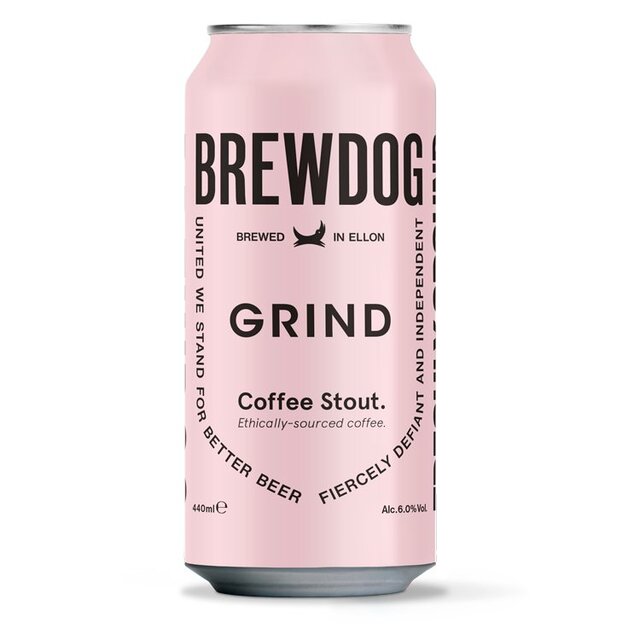BrewDog Grind Collab Coffee Stout   440ml - McGrocer